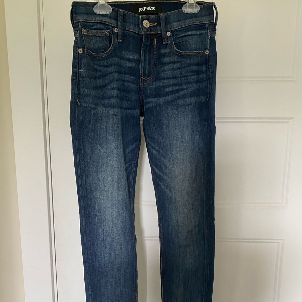 Express Skinny Distressed Jeans Size 0R